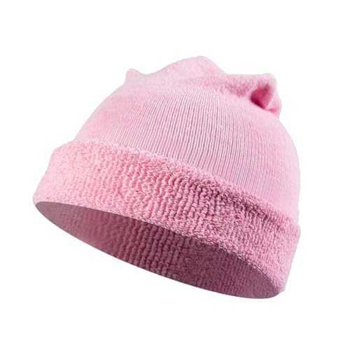 Kit 03 peças Recém Nascido Maternidade Enxoval Meia, Touca E Luva para Meninos e Meninas (Rosa bb, R