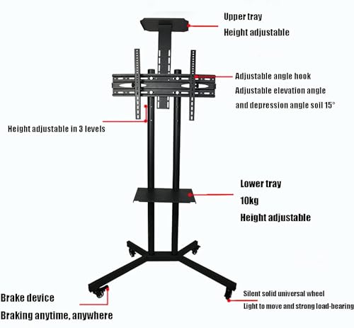 Soporte Universal Móvil para TV con Ruedas miniatura 2