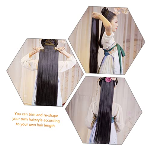 FRCOLOR 5Pcs Extensão De Cabelo Peruca Clipe Em Extensões De Cabelo Fácil De Usar Extensões De Cabel