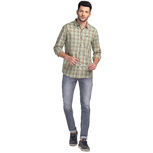 Image of Spykar Men's Slim Fit Shirt