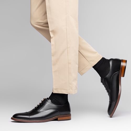 フォクスセンス 革靴 メンズ ビジネスシューズ ドレスシューズ ストレートチップ 高級紳士靴 本革 内羽根 軽量・防水 高級レザー フォーマル の商品画像 8