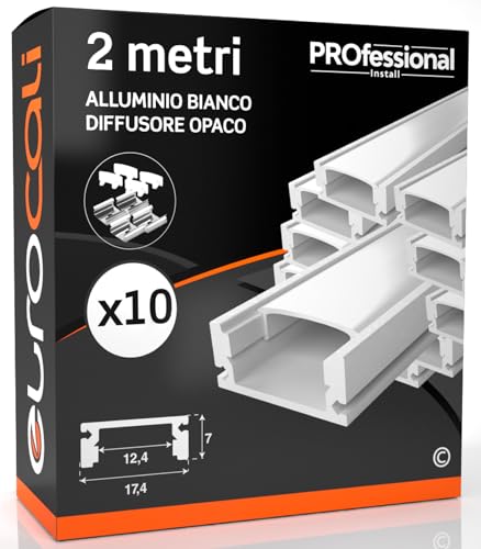 Eurocali 10x Profili da 2 metri (20mt) in