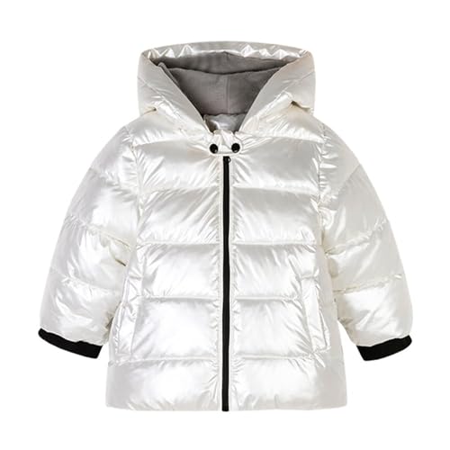 EnJoCho 1 to 8Y Toddler Girls Boys 3D Dinosaur Hooded Puffer Jacket Autumn Winter Coat Kids Zipper Up Outwear Warm