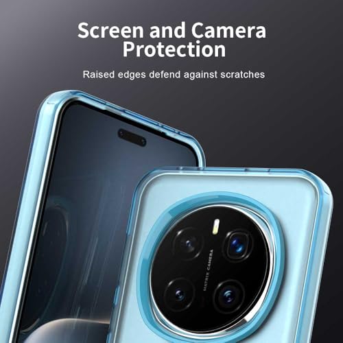 Image of for Honor Magic7 Pro 5G Case PC+TPU+PET Matte Anti-Drop Phone Back Cover - Blue