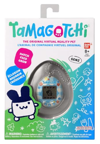 TAMAGOTCHI Bandai Original Comic Strip Shell Original Cyber Pet 90s Adults and Kids Toy with Chain Retro Virtual Pets are Great Boys and Girls Toys or Gifts for Ages 8+ - 4
