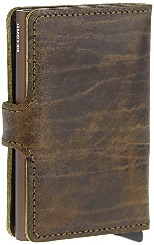 Secrid Dutch Martin Miniwallet Börse mit RFID Schutz 6.5 cm Olive