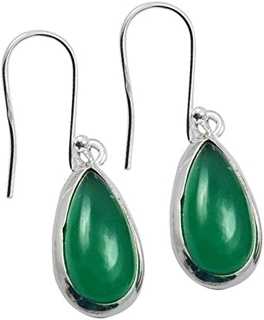 Silver Palace 925 Sterling Silver Natural Gemstone Earrings For Women And Girls