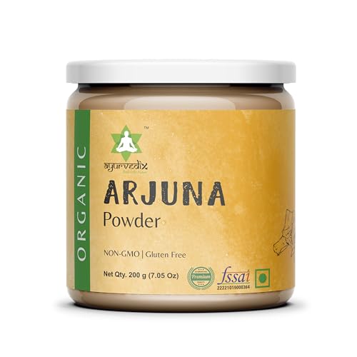Image of Organic Arjun Ki Chaal Powder 400g | Terminalia Arjuna Bark Powder | Jaivik Bharat & USDA Certified | Ayurvedic Herbal Supplement | Supports Heart Wellness, Circulation & Daily Health
