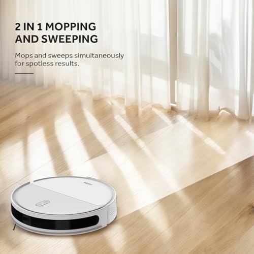 Image of Haier X11 Pro Robotic Vacuum Cleaner with Self-Empty Station, 5000Pa Suction, Laser Navigation, Vacuum and Mop Combo, Multi-Floor Mapping, Customize Cleaning, Remote Control, App, Alexa & GH