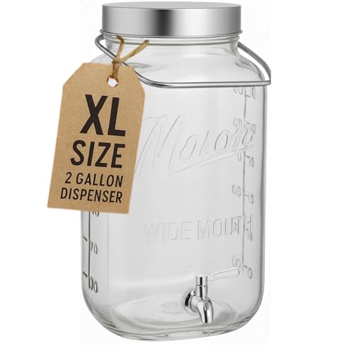 Kitchentoolz Big 2 Gallon Glass Dispenser