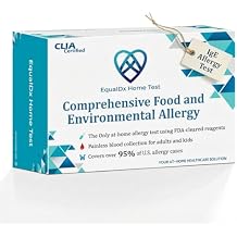 Comprehensive Food and Environmental Allergy Test for Adults & Kids- Clinical-Grade Accuracy, Cover 95% Food & Inhalant Allergic Reactions, Real Serum Sample, Painless Collection