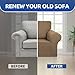 KEKUOU Stretch Single Sofa Slipcover 1 Piece Couch Sofa Cover (31