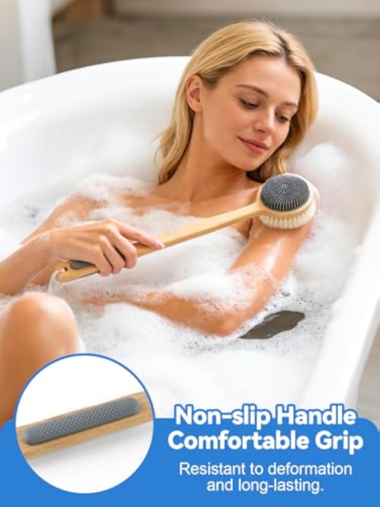 Silicone Back Scrubber for Shower