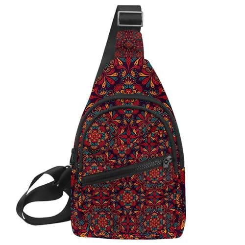 Sac à dos à bandoulière ajustable et zippé pour homme actif
