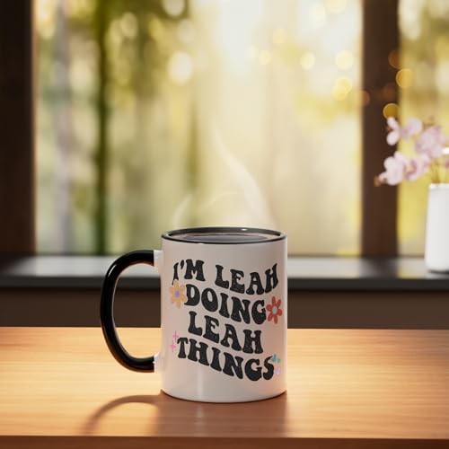 Taza de cerámica negra y blanca para el Día de la Madre miniatura 3