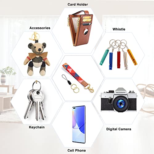 Cton Lanyards For Keys Soft Polyester Keychain Wristlet With Key Rings And Metal Clasp Wrist Lanyard Key Chain With Unique Checkboard Pattern Lanyards For Id Badges, Card, Wallet, Phone, Camera #TOP6