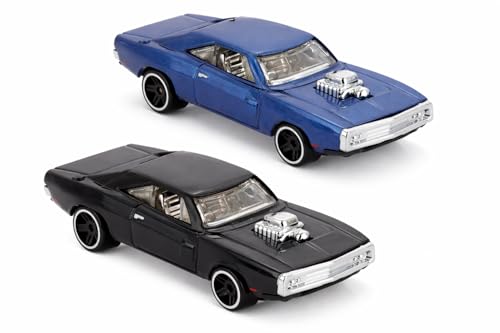 Image of 1:64 Scale Diecast Metal Muscle Car | Alloy Body Mini Collectible Cars with Smooth Wheels | Realistic Display Model & Racing Toy for Kids, Adults & Collectors (Muscle Car 1:64 Scale - Blue)