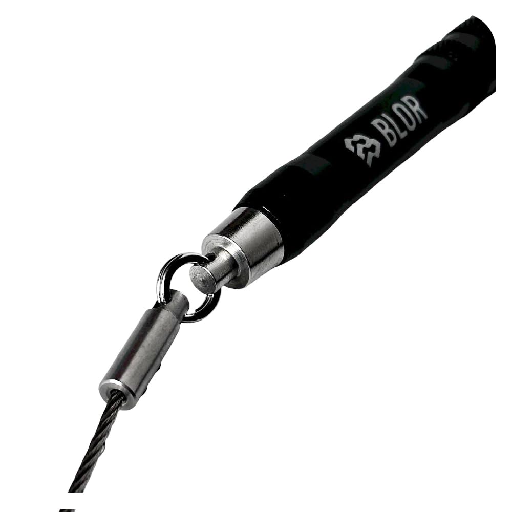 Blor Jump Rope Pro In Alluminio Acciaio E Nylon Maniglie Ergonomiche Antiscivolo Ideali Per Perdita Peso Boxe CrossTraining Con Borsa Portatile