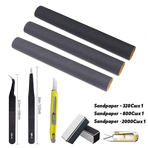 Yjhss 37Pcs Model Tools For Gundam, Professional Model Tool Kit For Gundam Hobby Building Tools Modeler Basic Tools Craft Set For Gundam Car Basic Model Building, Repairing And Fixing #TOP4