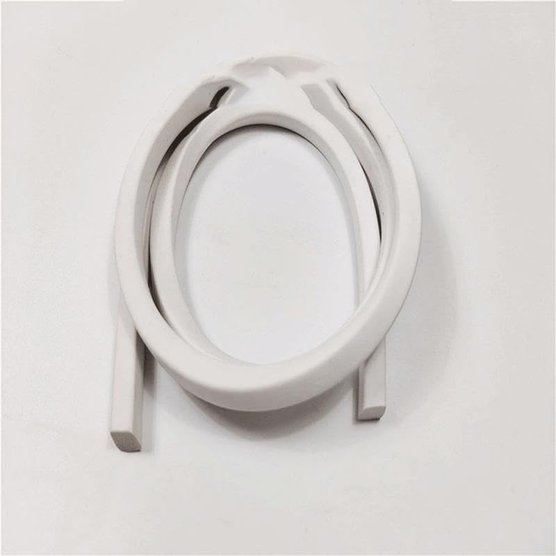 Strisce sigillanti in Schiuma di Gomma siliconica rettangolari da 1 m quadrate(White 20mmX25mm)