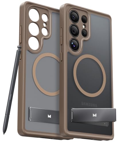 Brown/ Gunmetal Stand / for Galaxy S25 Ultra