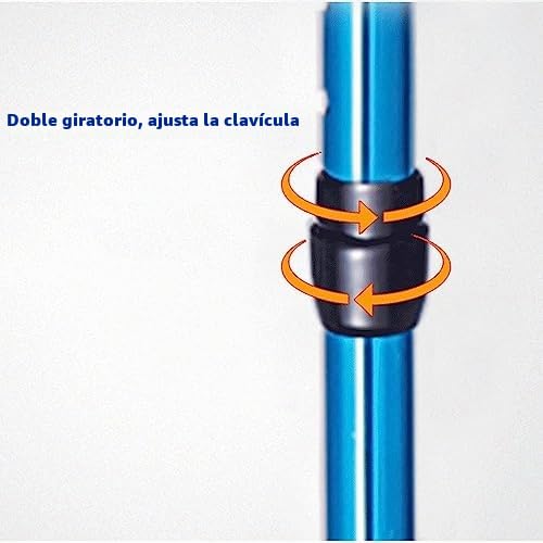 Muletas plegables para antebrazo, ayuda ligera y ergonómica para caminar para adultos, soporte portátil para hombres y mujeres