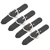 BESPORTBLE Boucles De Ceinture Métalliques En Alliage Zinc Et Pu, Lot 4 Pièces, Accessoi...