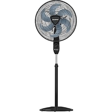 Ventilador de Coluna Cadence Eros Turbo, 220V, Preto e Azul, VTR869