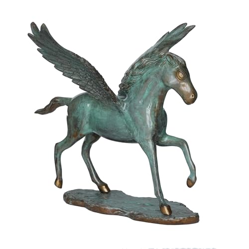 Image of Brass Horse Statue Showpiece for Home Decor, Study Table, Living Room & Office Decoration Item (10115)