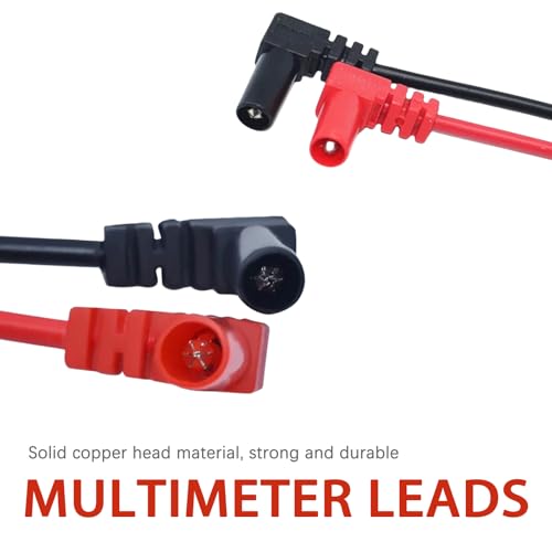Image of Multimeter Leads Digital Multimeter Test Leads Kit, 1000V 10A Crocodile Clips