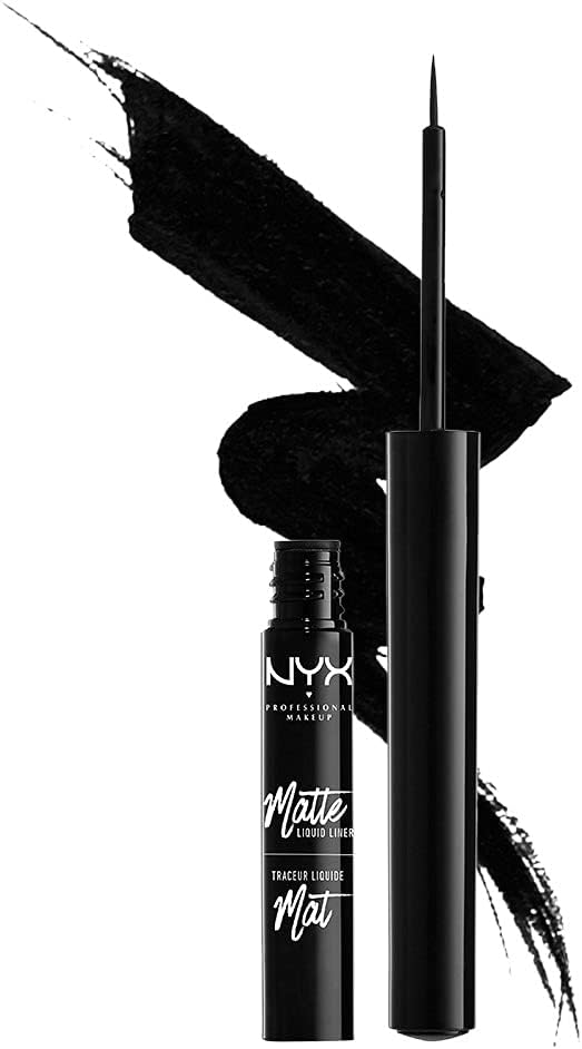 Nyx Professional Makeup Matte Liquid Liner, Black, 2ml