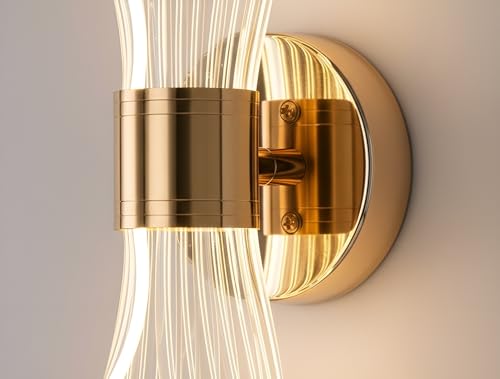 Image of Modern LED Decorative Wall Lamp | Artistic Metal Wall Light for Home Decor | Elegant and Energy-Efficient Lighting Fixture for Bedroom, Living Room, Hallway & Staircase | Modern Accent