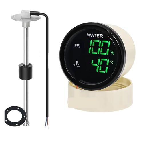 Double jauge 52 mm avec capteurs de température et niveau d'eau