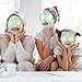 Skicuff 12 Pcs Cucumber Eye Pads Gel Eye Masks Cooling Heating Eye Pads Spa Party Favors Sleepover Slumber Party Supplies