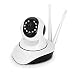 Produktbild Drahtlose Wifi IP-Kamera 360 Grad 1080P HD Überwachungskamera mit Zwei-Wege-Audio, Nachtsicht, für Baby/Home/Pet/Office (White)