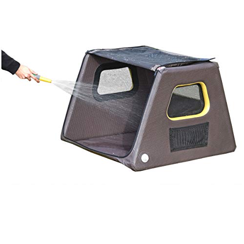 TAMI - Aufblasbares Hundebox XL - Dog Box Hundetransportbox Hund Autotransportbox Transportbox Falbare Hundekäfig