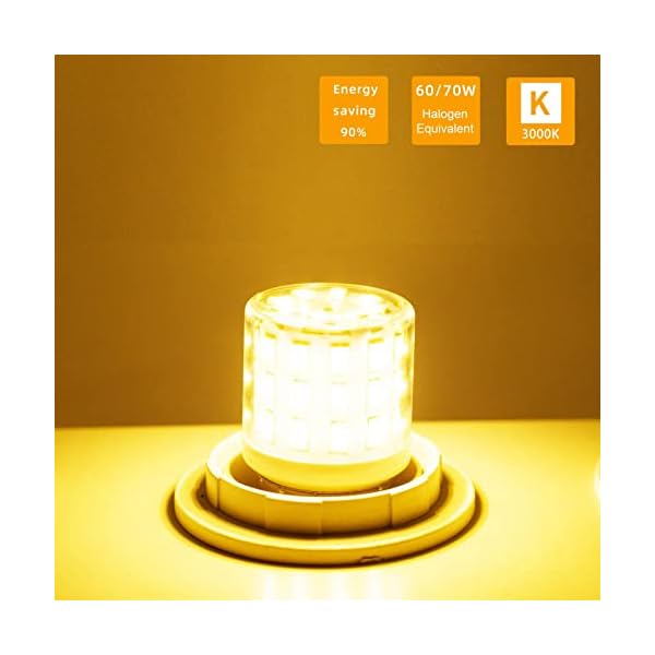 TRIJZHOU E27 LED Glühbirne Ersetzt 60w 70w Halogenlampen Warmweiß 3000K 5W 700Lumen Maislicht 100-265V Bädern… – Bild 6