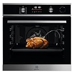 Electrolux EOC6P77X Horno Multifunción a vapor con Limpieza Pirolítica, 11 funciones, 45 programas automáticos, Cocción Uniforme multinivel, Sonda Térmica, Calentamiento Rápido, Display LED, Inox, A+