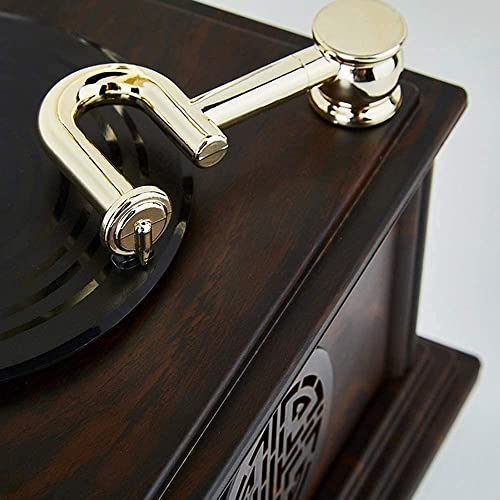 Tourne-Disque phonographe Bluetooth, Version Portable Gramophone Style rétro Vintage subwoofer Haut-Parleur/entrée… - Les Beatles, Paul McCartney, John Lennon, RIngo Starr, George Harrison Tourne-Disque phonographe Bluetooth, Version Portable Gramophone Style rétro Vintage subwoofer Haut-Parleur/entrée… – Image 5