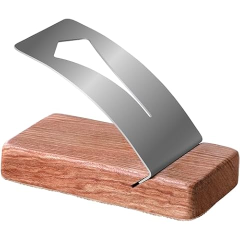 Savina Zipper Jig Tool, Hardwood & Stainless Steel Zipper Installing Tool for Dresses & Pants, Works with Various Sizes, Tool for Sewing. Cover