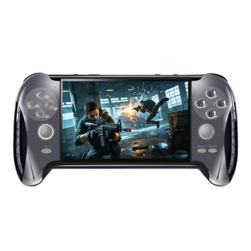 TAQY Console de jeu portable de 10,9 cm 4800 rétro avec émulateurs multiples, fonction de sauvegarde pour enfants/amis, maison/extérieur/voyage