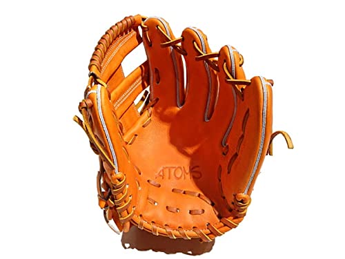 硬式グローブ　ATOMS 限定　AGL-1002 Amazon | アトムズ 専用グラブ袋付き グローバルライン 少年硬式