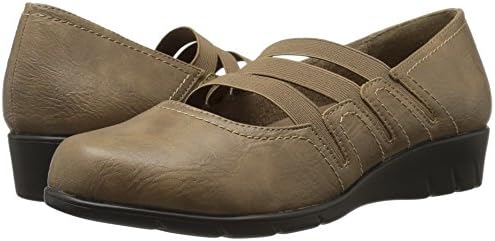 Easy Street Women's Birdie Flat, Stone, 7.5 2W US | Image 6