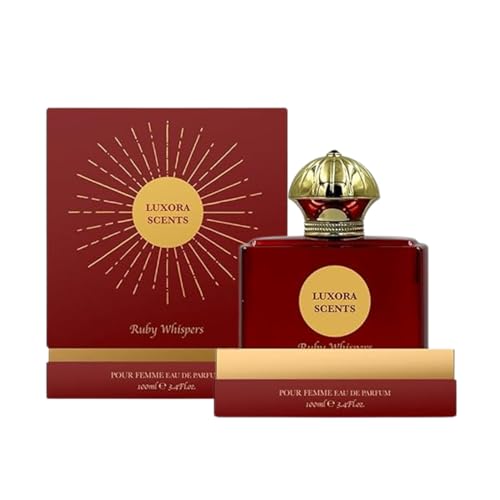 Ruby Whispers Eau De Parfum 100 ml Inspired By B.accarat R.ouge 540 Long Lasting Luxury Perfume for Women Amber Woody Floral Fragrance Gift Perfume for Her By Laurelle London