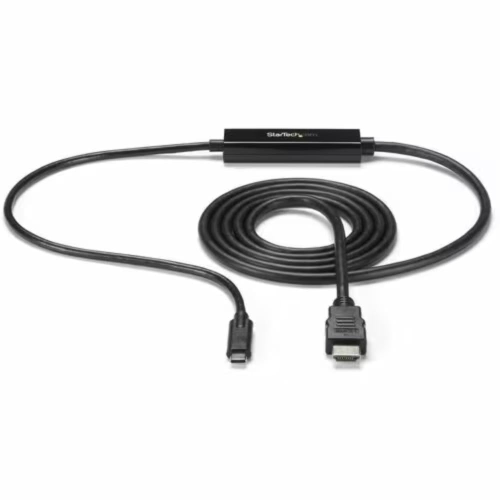 StarTech.com kabel przejściowy USB C na HDMI – kabel adaptera USB typu C na HDMI – 4K 30Hz – czarny (CDP2HDMM2MB)
