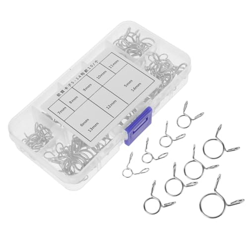 Cabilock Long-Lasting Performance Pipe Clamp Small Spring Clamps for Motorcycle Accessory