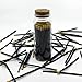 Matches in a Jar | 60+ Matchsticks | Decorative Matchsticks with Strike Pad | Candle Match Holder Long for Fireplace | Match Bottle Cork Closing by Chandler Studio (Gold, 4