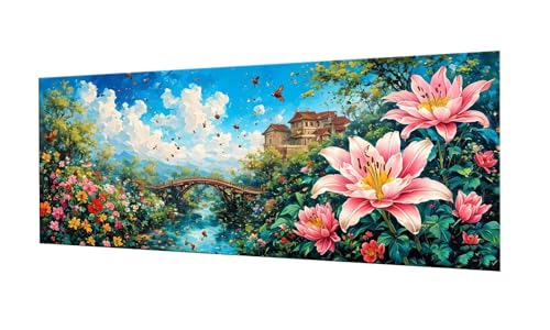 Diamond Painting Paysage grand format 60x150cm broderie diamant complète