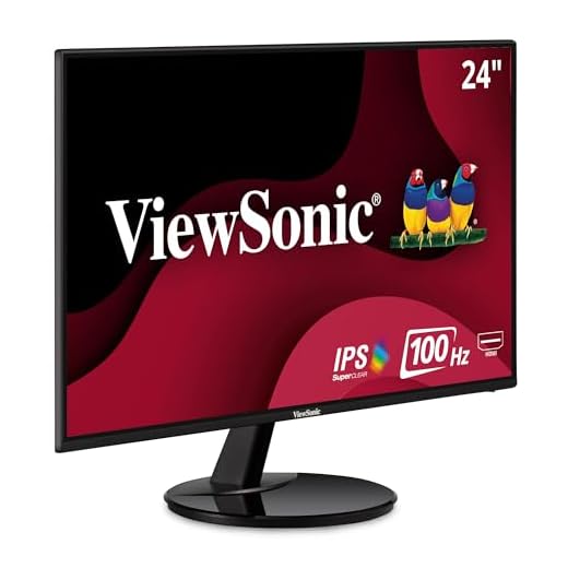 ViewSonic VA2459-SMH 24 Inch IPS 1080p Frameless LED Monitor with HDMI and VGA Inputs