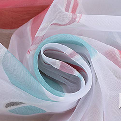 Jjoer Tenda Bianca Tende a Pannello con Binario